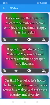 Hari Merdeka Greeting Quotes android App screenshot 2